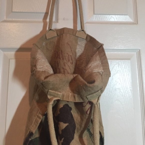 VTG Napa Valley California Burlap Tote Shopping Bag Collectible 13.5"x15.5" - Picture 8 of 16